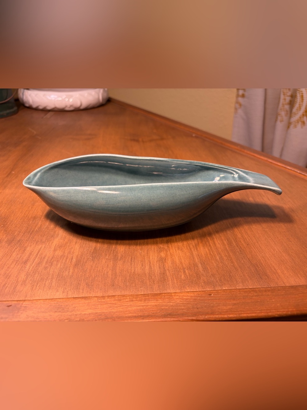 Russel Wright Steubenville Seafoam Blue Gravy Boat American Modern 1939-1959